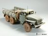E.T. Model P35-116 Russian URAL-4320 Truck Weighted Road Wheels(3D Printed) For TRUMPETER Kit 1/35